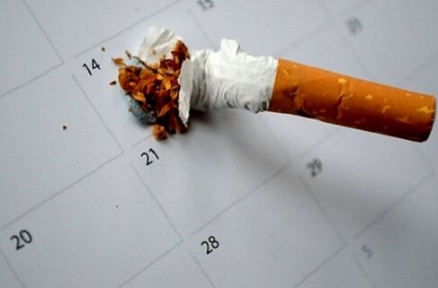 törött cigaretta és a dohányzás abbahagyása