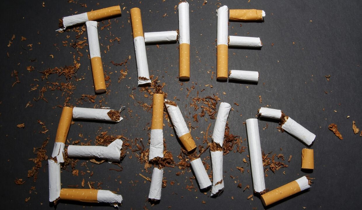 törött cigaretta és a dohányzás abbahagyása során bekövetkezett változások a szervezetben